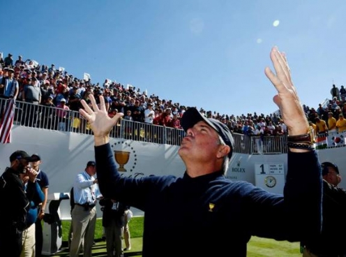 Tuyển Mỹ có chiến thắng thứ 10 ở Presidents Cup