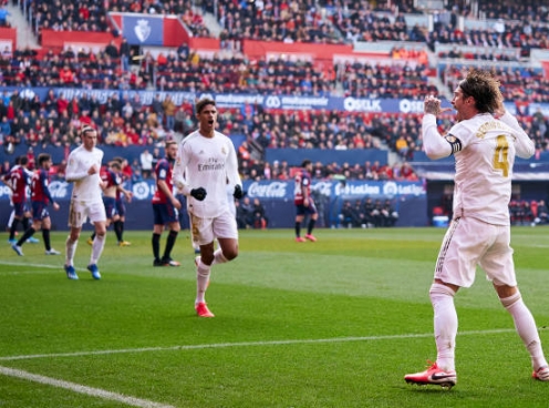 Bị dẫn trước, Real Madrid vẫn 'nghiền nát' Osasuna