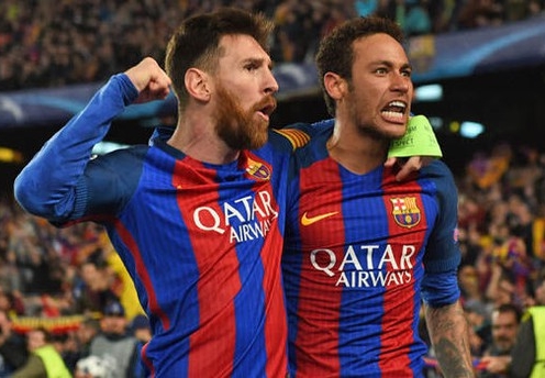 Messi hối thúc Barca mua Neymar