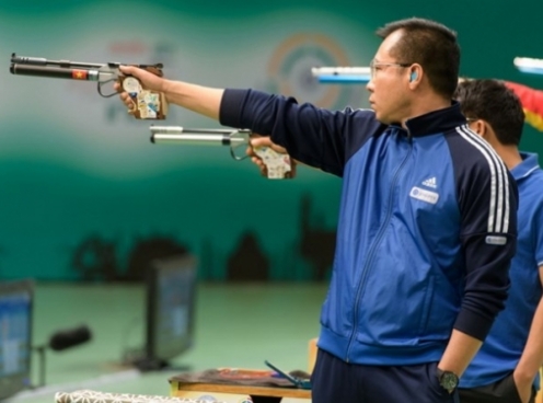 Xạ thủ Hoàng Xuân Vinh thất bại ở nội dung 50m súng ngắn