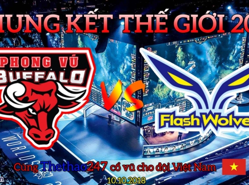 Phong Vũ Buffalo thất bại đáng tiếc trận mở màn CKTG 2018