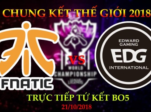 Fnatic vs EDward Gaming ván 4: FNC có tấm vé vào bán kết CKTG 2018