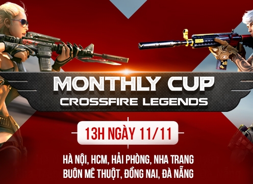 CFL Monthly Cup tháng 11 đã trở lại với các xạ thủ