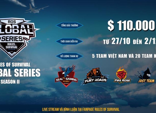 ROS Mobile Global Series: Kết quả thi đấu tuần thứ 2 của các đội tuyển Việt Nam