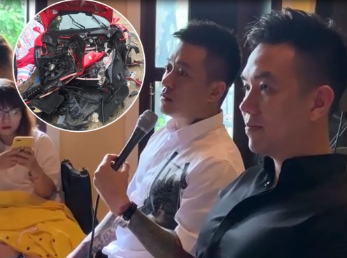 Ca sĩ Tuấn Hưng: Có 2 may mắn trong vụ Ferrari gặp tai nạn