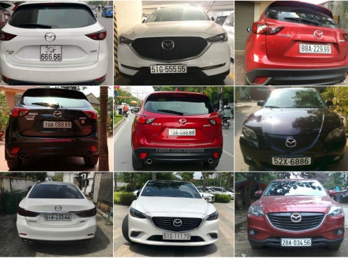 10 chiếc xe Mazda biển số đẹp nhất Việt Nam