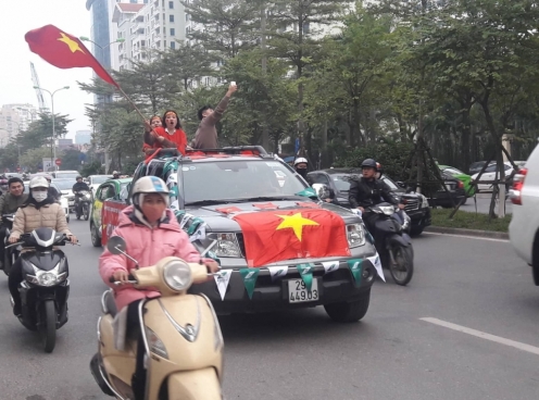 Hà Nội: Hạn chế, cấm đường phục vụ trận bóng giữa Việt Nam – Malaysia