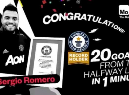 VIDEO: Romero lập kỷ lục Guinness thế giới