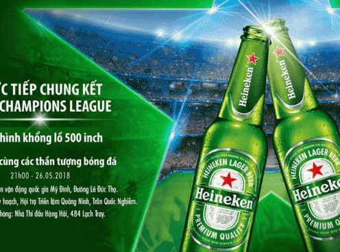 5 kịch tính nghẹt thở tại 'Đại tiệc trực tiếp chung kết UEFA Champions League” của Heineken