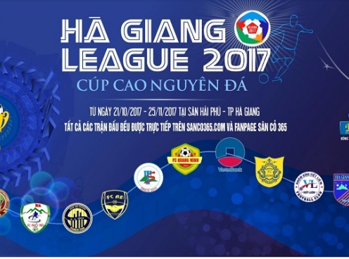 Trực tiếp sân 1 Hà Giang League 2017, 14h00 ngày 22/10