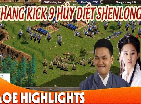 Video: AOE Việt Nam hủy diệt Trung Quốc bằng một bài Shang kick 9