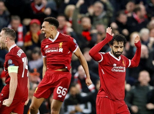 Salah 'lên thần', Liverpool thắng Roma với tỉ số khó tin