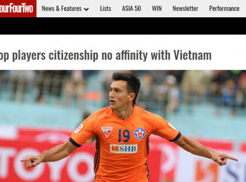 Báo Anh chỉ tên 4 cầu thủ nhập tịch xứng đáng lên tuyển Việt Nam