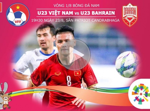 Lịch trực tiếp U23 Việt Nam trên kênh VTC 3 | ASIAD 2018