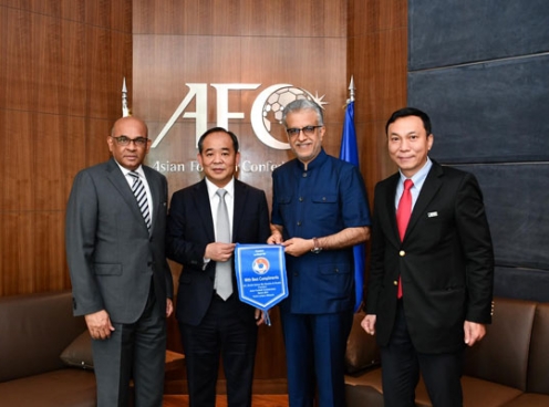 Chủ tịch AFC đánh giá cao vai trò của VFF với bóng đá Châu Á