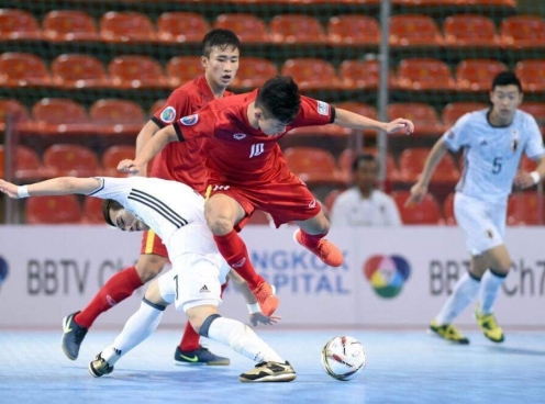 ĐT U20 futsal Việt Nam đối đầu Nhật Bản tại giải Châu Á