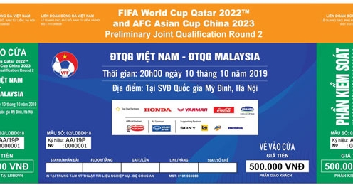 Hướng dẫn mua vé trận Việt Nam vs Malaysia tại Vòng loại World Cup 2022