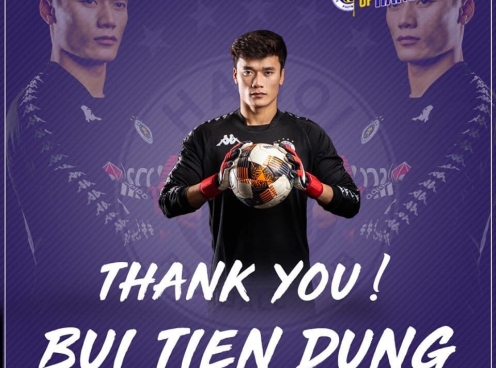 Thủ môn Bùi Tiến Dũng nói gì sau khi chia tay Hà Nội FC?