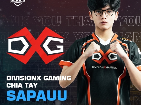 PUBG: DivisionX Gaming bất ngờ chia tay Sapauu