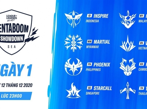 Trực tiếp Tốc Chiến: SEA Pentaboom Showdown Ngày 1
