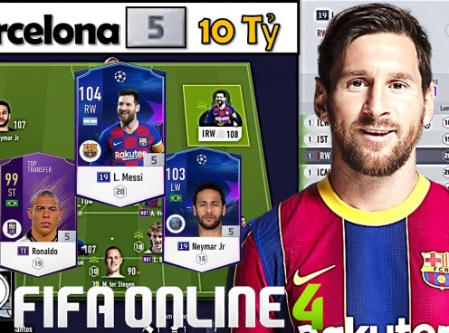 Xây dựng và trải nghiệm team color Barcelona trong FIFA Online 4