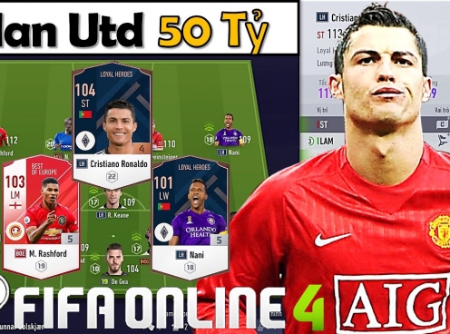 Xây dựng và trải nghiệm team color MU trong FIFA Online 4