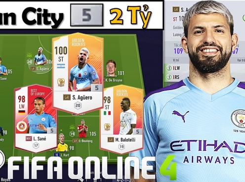 Xây dựng và trải nghiệm team color Manchester City trong FIFA Online 4