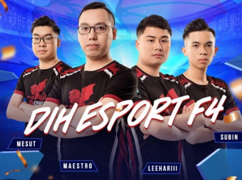 DIH Esport F4 lên ngôi vô địch tại FVNC 2021