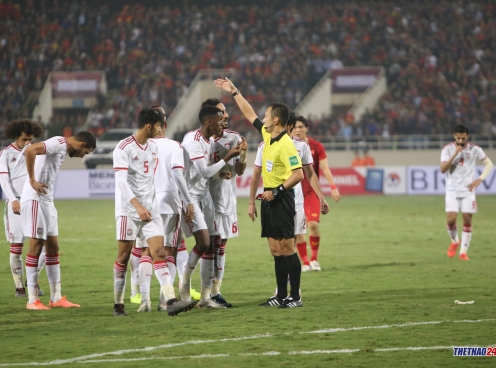 UAE coach: ‘I’ve never seen any referee issue a red card so quickly’