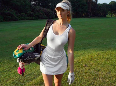 Nữ golf thủ xinh đẹp khiến người hâm mộ không thể rời mắt