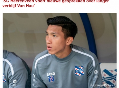 Báo Hà Lan: 'Heerenveen cần sớm ra quyết định với Văn Hậu'