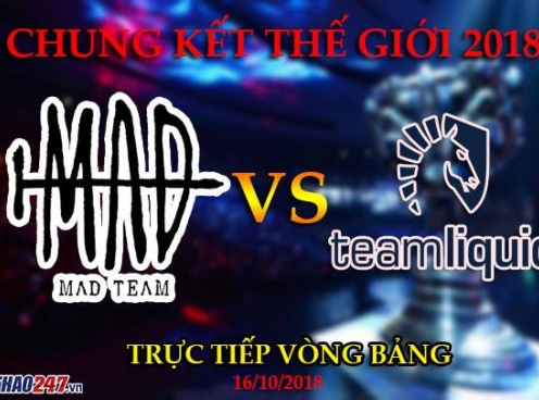 Team Liquid vs MAD Team ngày 16/10 lúc 17:00: Liquid chiến thắng thuyết phục