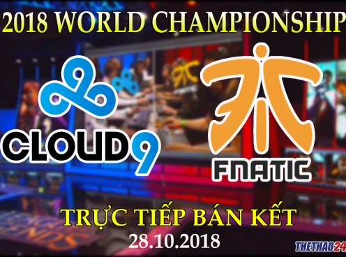 Cloud9 vs Fnatic ván 1: Không có phép màu nào dành cho Cloud 9