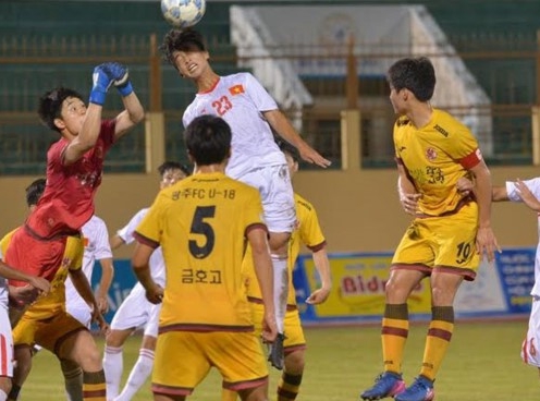 Highlights: U19 Việt Nam 0-1 U19 Gwangju (U19 quốc tế 2017)