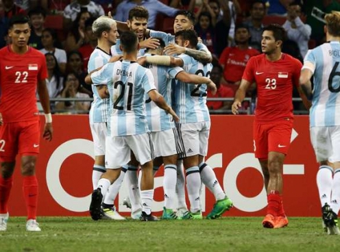 Video bàn thắng: Singapore 0-6 Argentina (Giao hữu quốc tế)