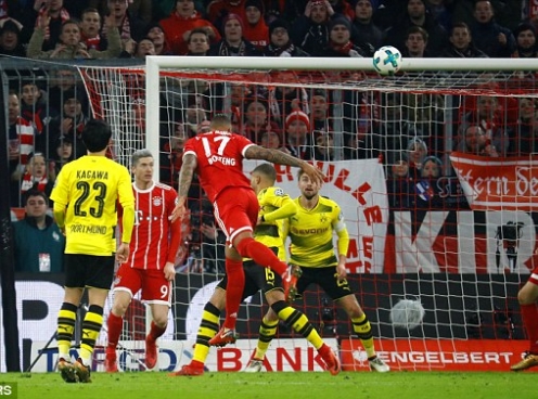 Highlights: Bayern Munich 2-1 Dortmund (Cup Quốc gia Đức)