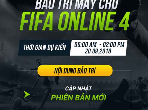 FO4 - BẢO TRÌ MÁY CHỦ NGÀY 20.09.2018