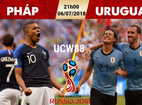 Soi kèo World Cup 2018 Pháp vs Uruguay, 21h00 ngày 6/7