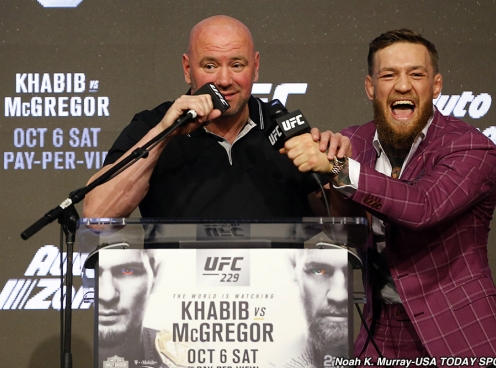 UFC công bố mức lương: 'Conor hoàn toàn có thể lấy 100 triệu đô nhờ UFC 229?'