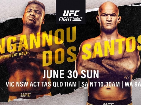 TRỰC TIẾP UFC Minneapolis: Francis Ngannou vs. Junior Dos Santos