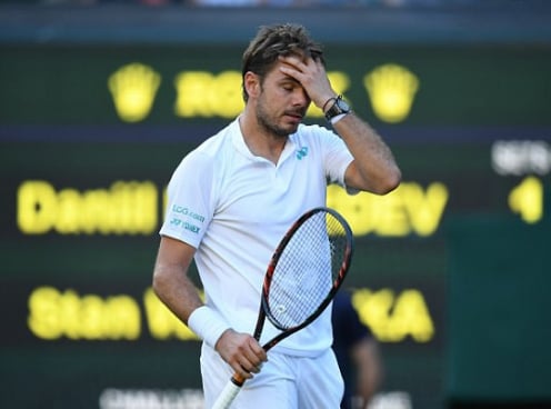 Wimbledon 2017: Wawrinka, Bouchard bị loại sốc ở vòng 1