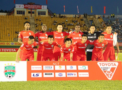 Lịch thi đấu CLB B.Bình Dương mùa giải V-League 2018