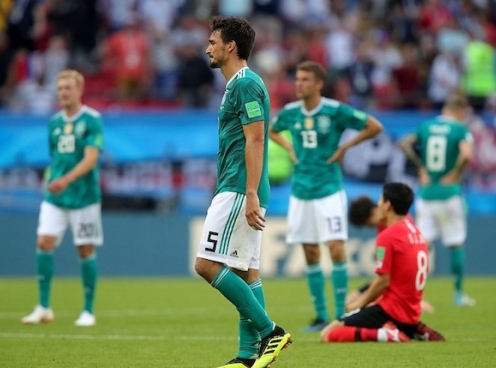 Đức trở thành cựu vương sau trận thua sốc trước Hàn Quốc