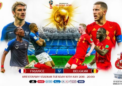 Lịch thi đấu bán kết World Cup 2018: Pháp vs Bỉ, 01h0 giờ VN