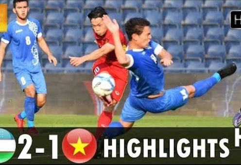 VIDEO: Màn tập rượt U23 Việt Nam - U23 Uzbekistan trên đất Thái