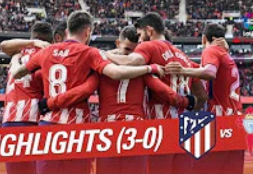 Highlights: Atletico Madrid 3-0 Celta Vigo (Vòng 28 La Liga)