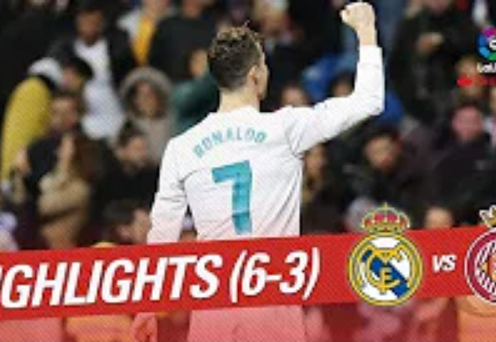 Highlights: Real Madrid 6-3 Girona (Vòng 29 La Liga)