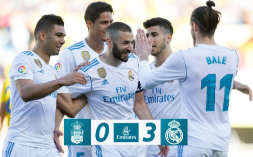 Highlights: Las Palmas 0-3 Real Madrid (Vòng 30 La Liga)