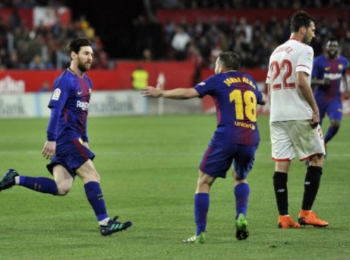 Highlights: Sevilla 2-2 Barcelona (Vòng 30 La Liga)