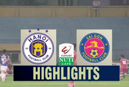 Highlights: Hà Nội 1-1 Sài Gòn (Vòng 6 V-League 2018)